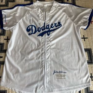ZIP UP JACKIE ROBINSON DODGER JERSEY